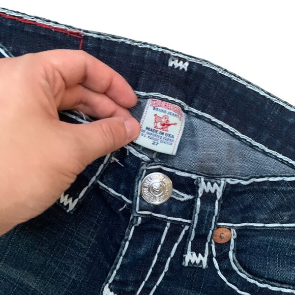 True Religion Dark Blue Women's Jeans - Picture 2 of 5